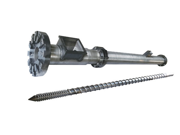 SCREW AND BARREL FOR PELLETIZER MACHINE